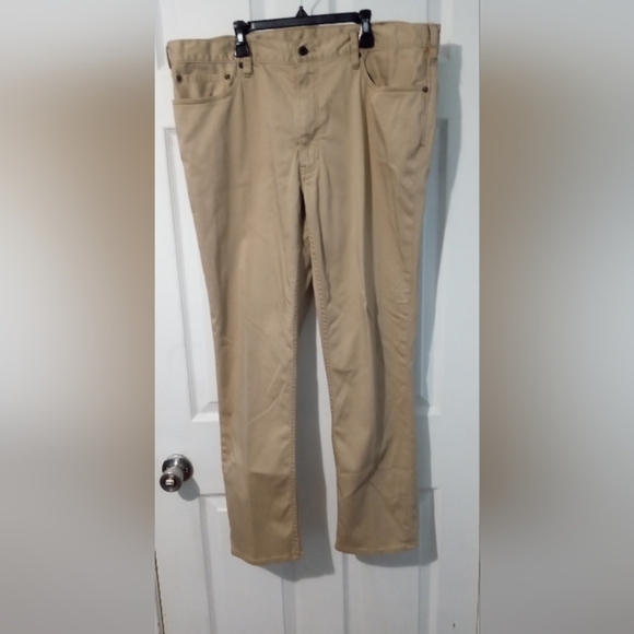Ralph Lauren Tan Chinos Classic Cotton-Blend - Picture 1 of 5